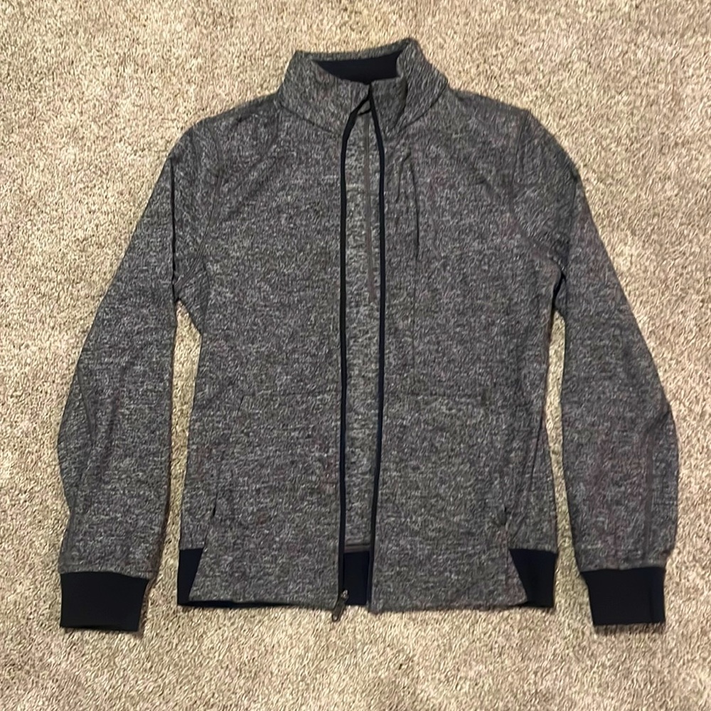 Dirty gray lulu-lemon zip up